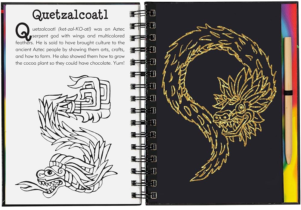 Scratch & Sketch Dragons & Mythical Creatures (Trace Along